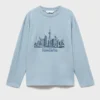 T-shirt à manches longues imprimé