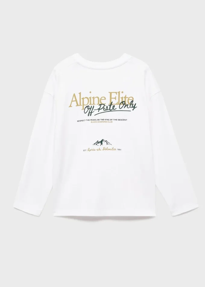 T-shirt à manches longues imprimé