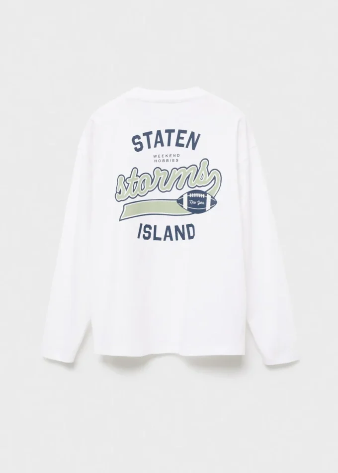 T-shirt à manches longues imprimé