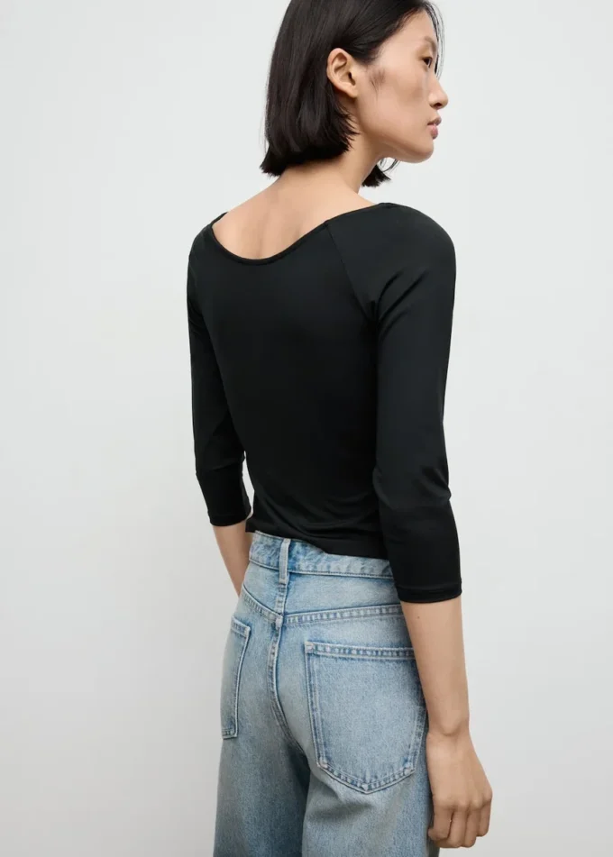 T-shirt à manches trois-quarts