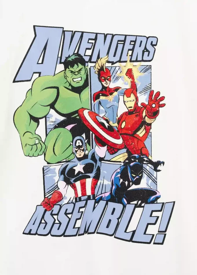 T-shirt Marvel en coton Superhero