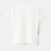 T-shirt à motif cheval effiloché