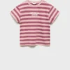 T-shirt rayé imprimé