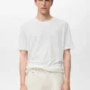 T-shirt slim en lin