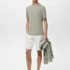 T-shirt slim en lin