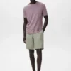 T-shirt slim en lin