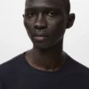 T-shirt slim en lin