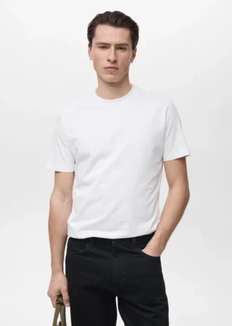 T-shirt slim fit 100 % coton