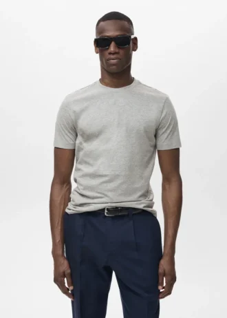 T-shirt slim fit 100 % coton