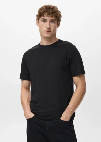 T-shirt slim fit 100 % coton