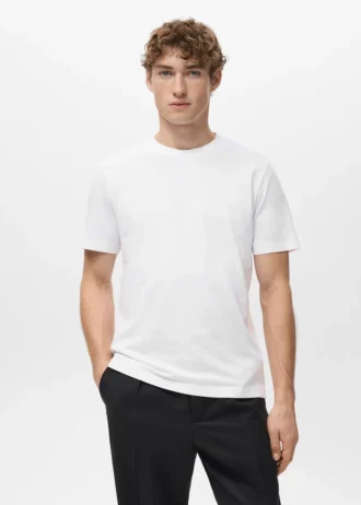 T-shirt slim fit 100 % coton