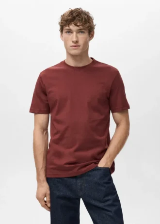 T-shirt slim fit 100 % coton