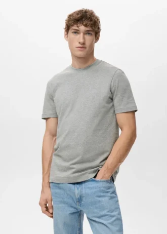 T-shirt slim fit 100 % coton