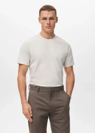 T-shirt slim fit 100 % coton