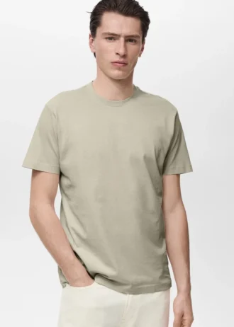 T-shirt slim fit 100 % coton