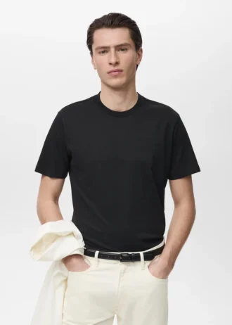 T-shirt slim fit 100 % coton