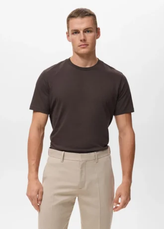 T-shirt slim fit 100 % coton