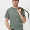 T-shirt slim fit 100 % coton
