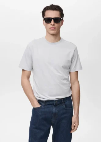 T-shirt slim fit 100 % coton