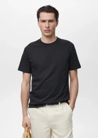 T-shirt slim fit 100 % coton