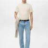 T-shirt slim fit 100 % coton