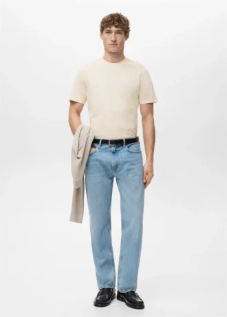 T-shirt slim fit 100 % coton