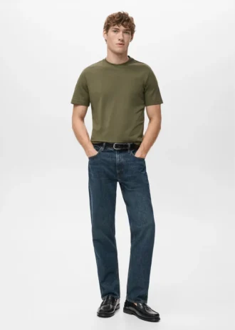 T-shirt slim fit 100 % coton
