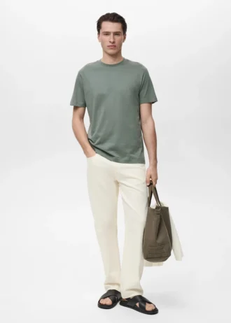 T-shirt slim fit 100 % coton