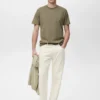 T-shirt slim fit 100 % coton