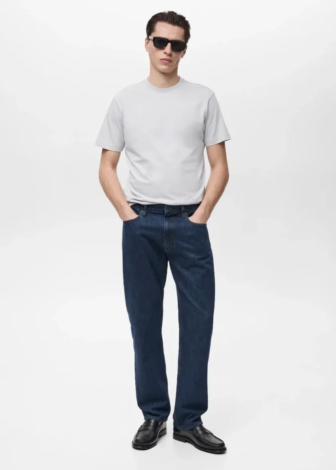 T-shirt slim fit 100 % coton