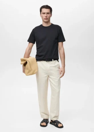 T-shirt slim fit 100 % coton