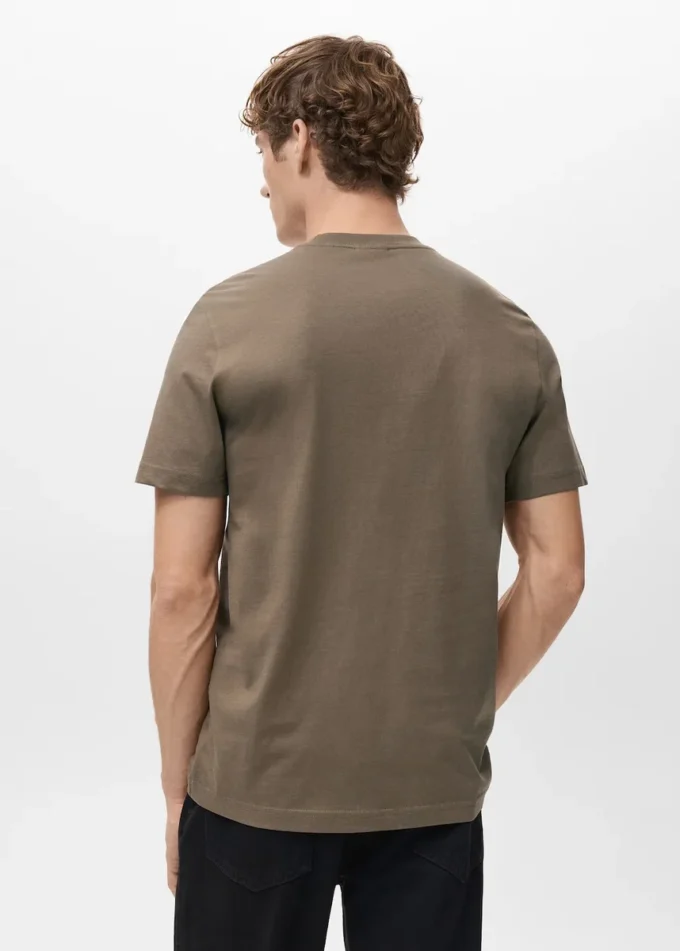 T-shirt slim fit 100 % coton