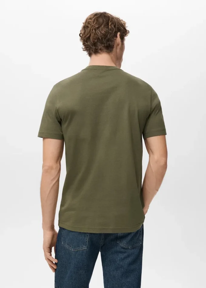 T-shirt slim fit 100 % coton