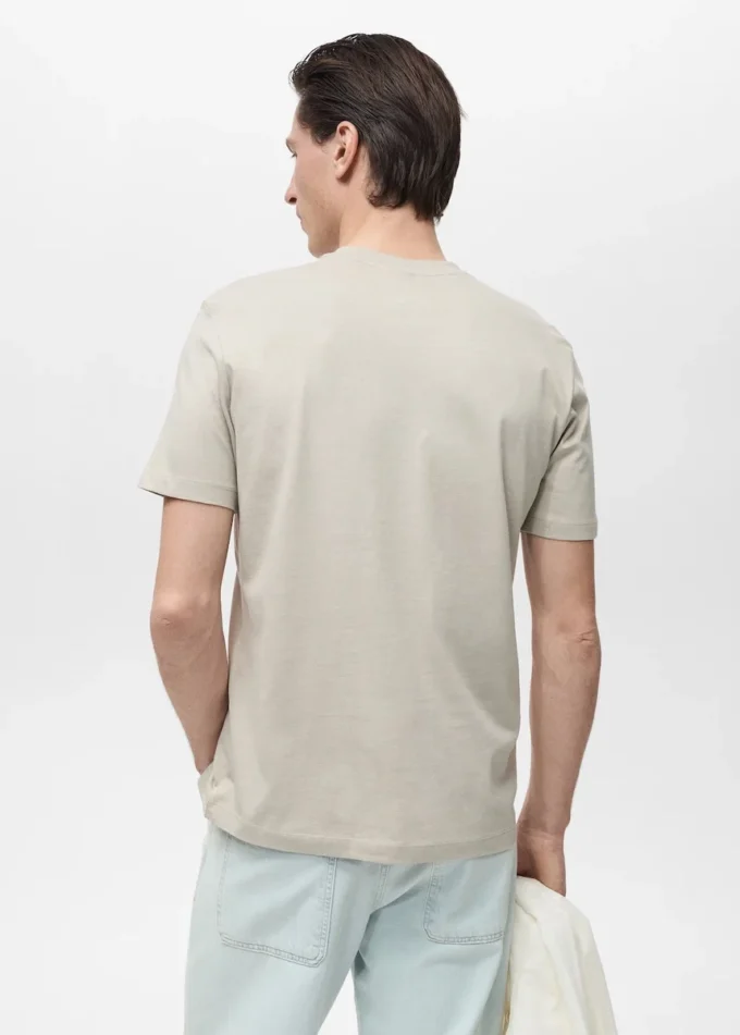 T-shirt slim fit 100 % coton