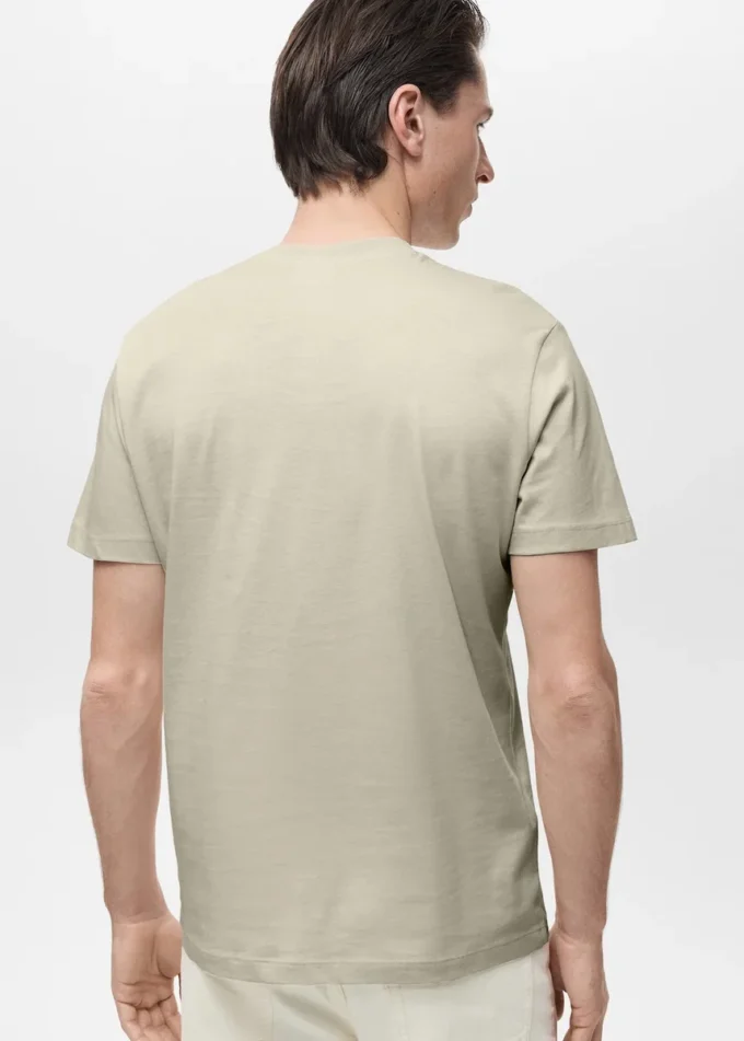 T-shirt slim fit 100 % coton