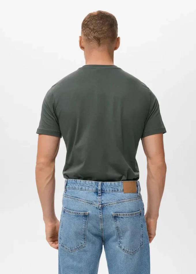 T-shirt slim fit 100 % coton
