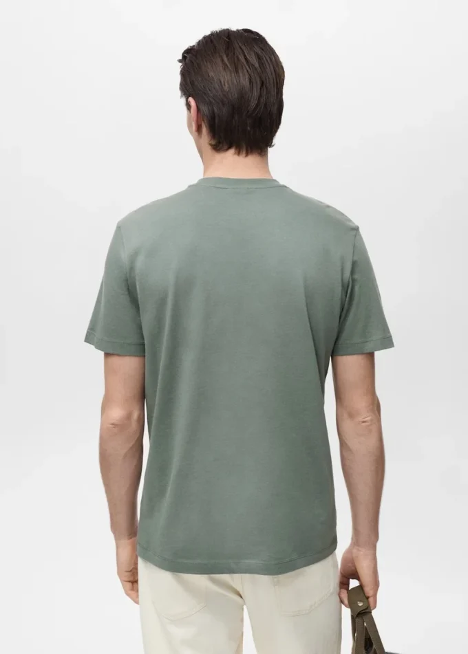 T-shirt slim fit 100 % coton
