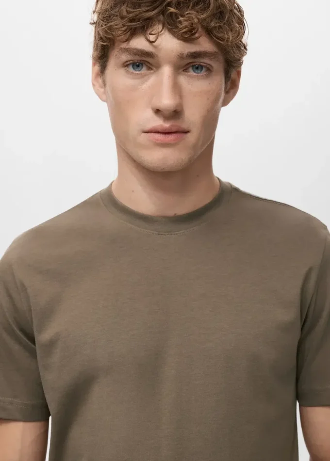 T-shirt slim fit 100 % coton