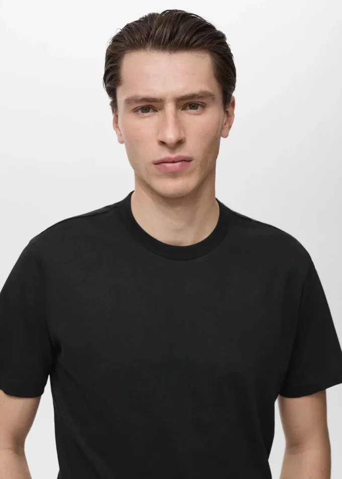 T-shirt slim fit 100 % coton