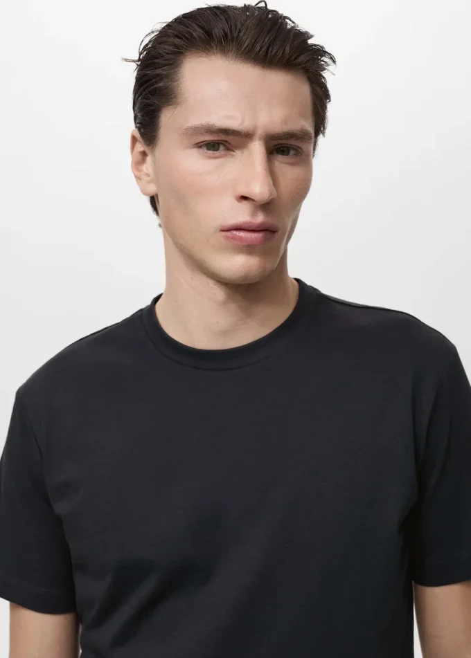 T-shirt slim fit 100 % coton