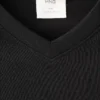 T-shirt slim fit à col en V 100 % coton