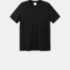 T-shirt slim fit à col en V 100 % coton