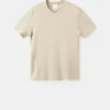 T-shirt slim fit à col en V 100 % coton