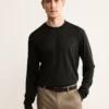 T-shirt slim fit en mélange de laine
