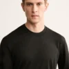 T-shirt slim fit en mélange de laine