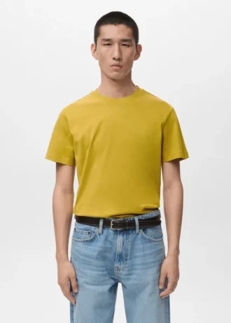 T-shirt slim à manches courtes