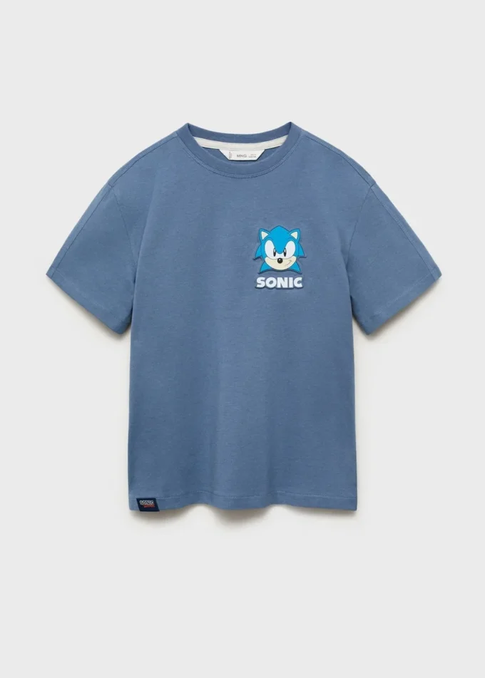 T-shirt Sonic en relief
