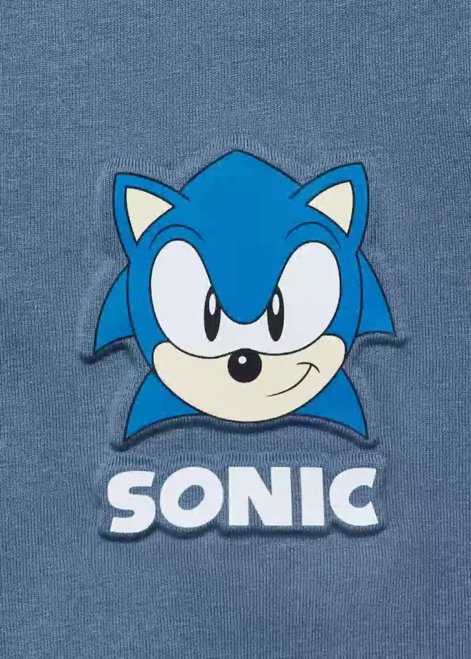 T-shirt Sonic en relief