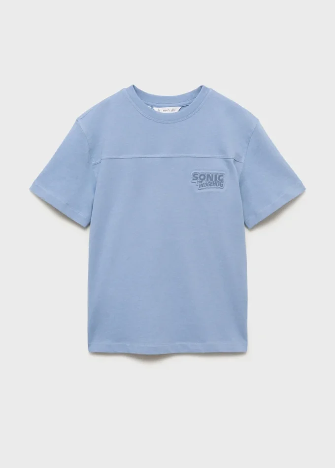 T-shirt Sonic en relief