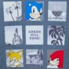 T-shirt Sonic en relief